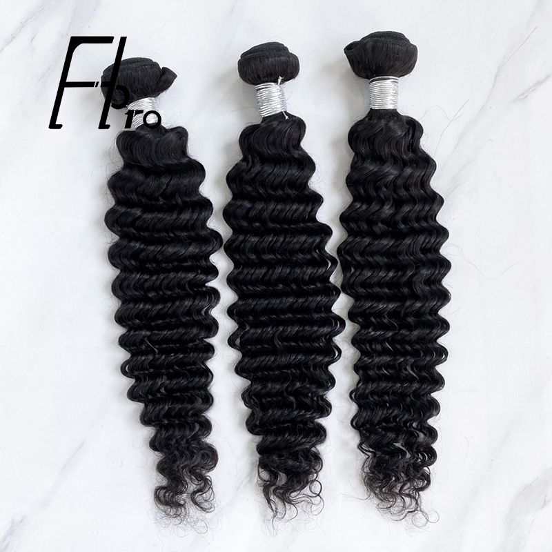 Top Grade Hair Bundles Deep Wave Raw Unprocessed Virgin Hair